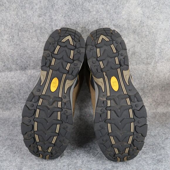 Camel Shoes Mens 9 Hiking Low Leather Boot Outdoor Trekking Active Lace Up Brown - Picture 10 of 14